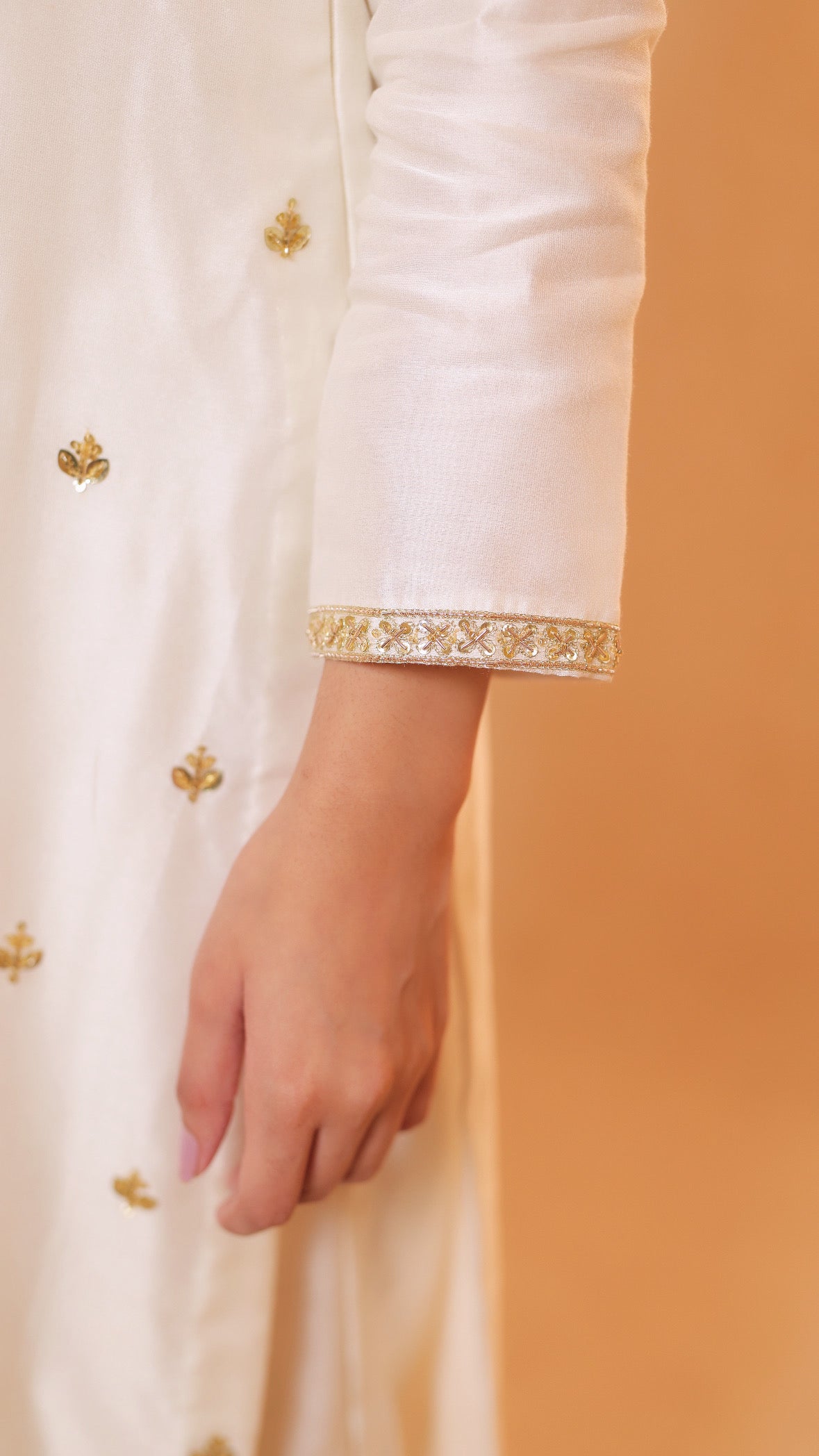 Shagna white kurta set