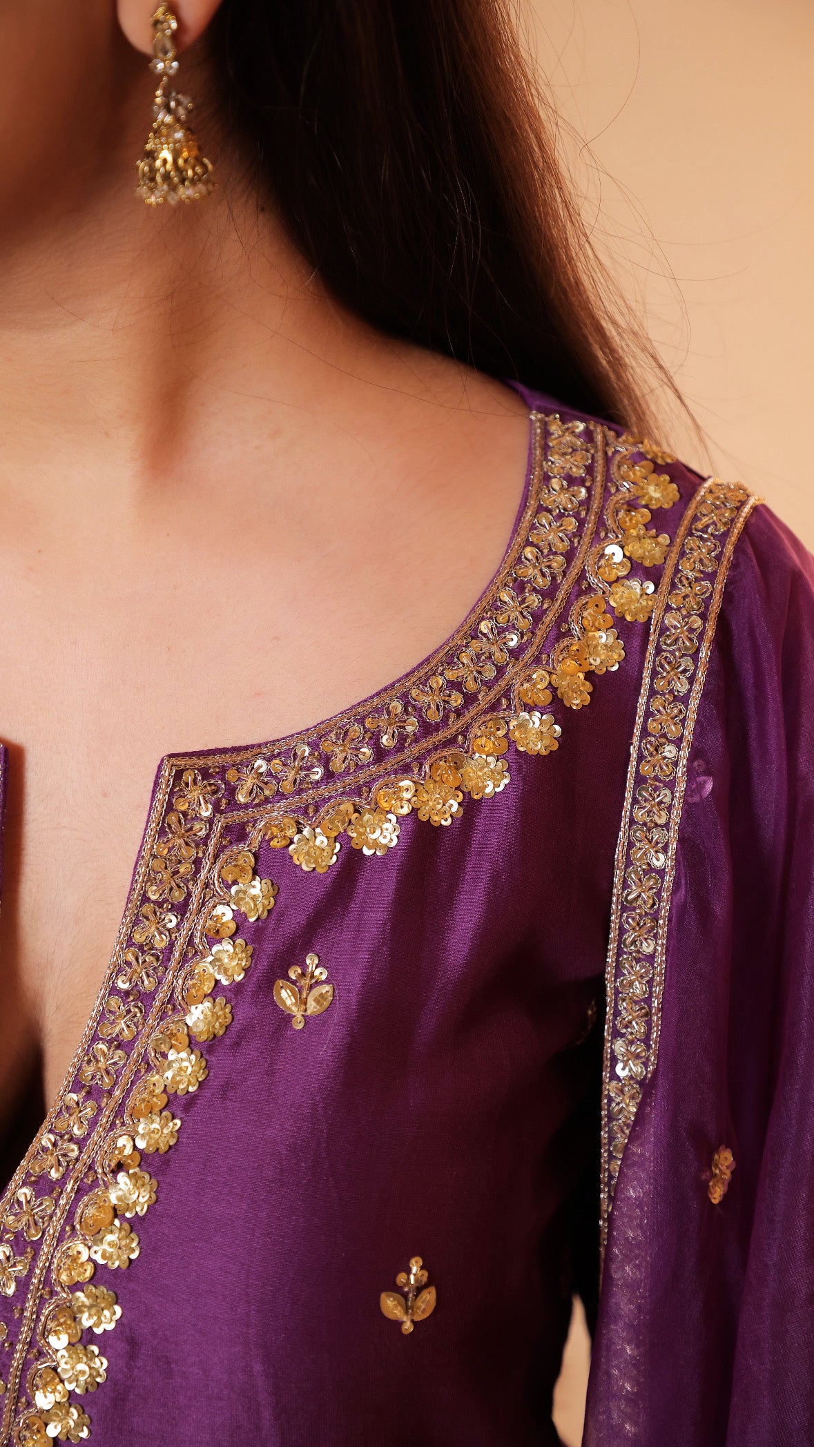 Shagna purple suit set