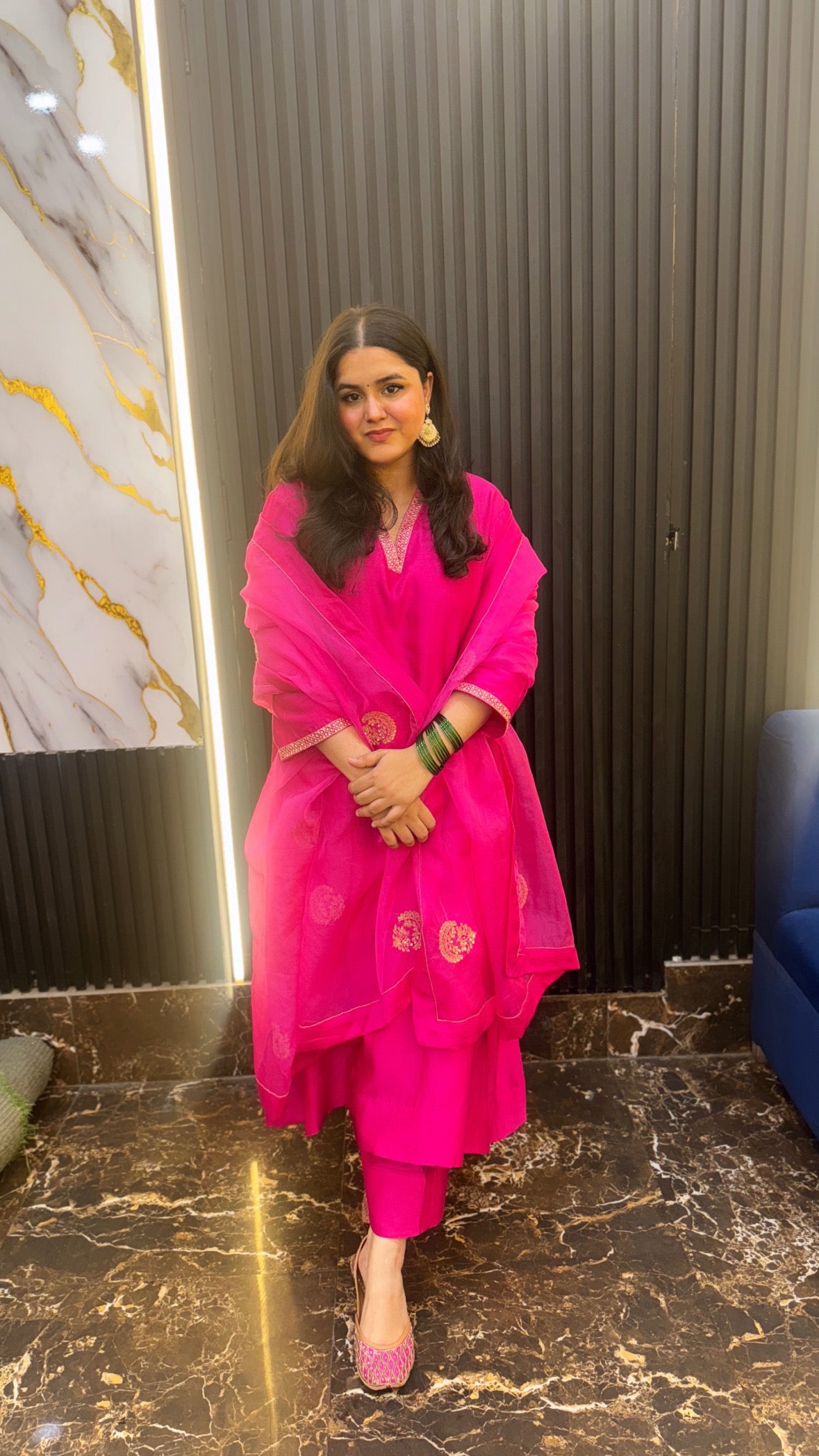 Shagna Rani pink kurta set