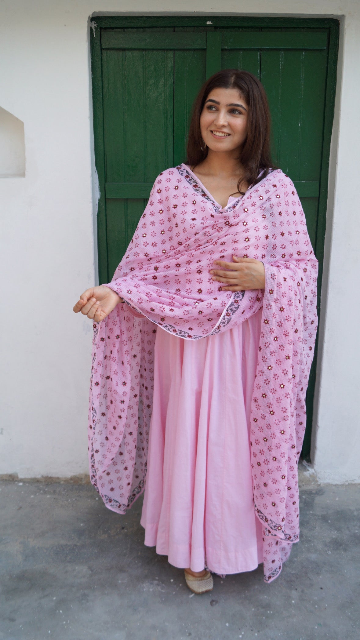 Pink Noor Anarkali