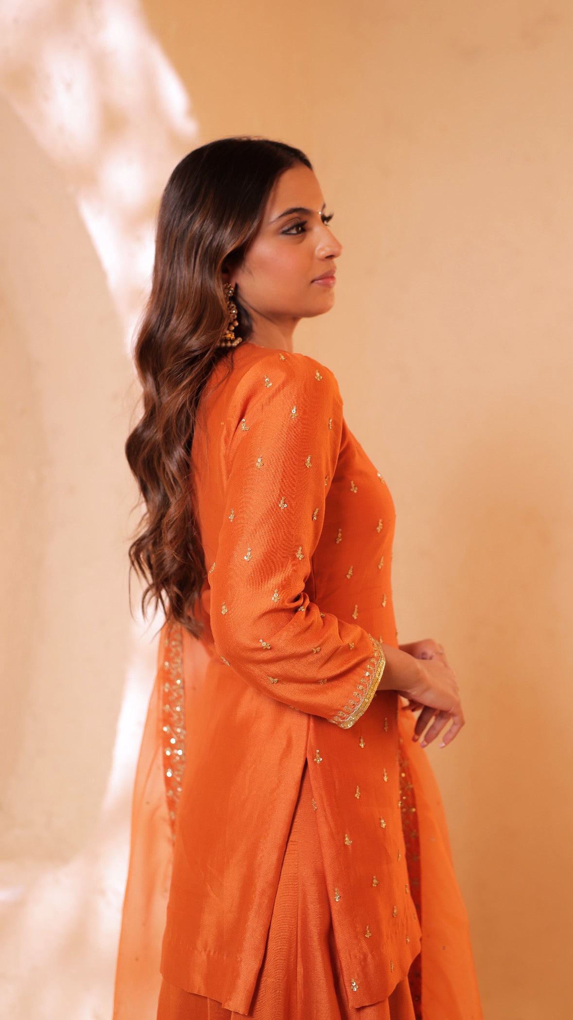 Shagna rust sharara set