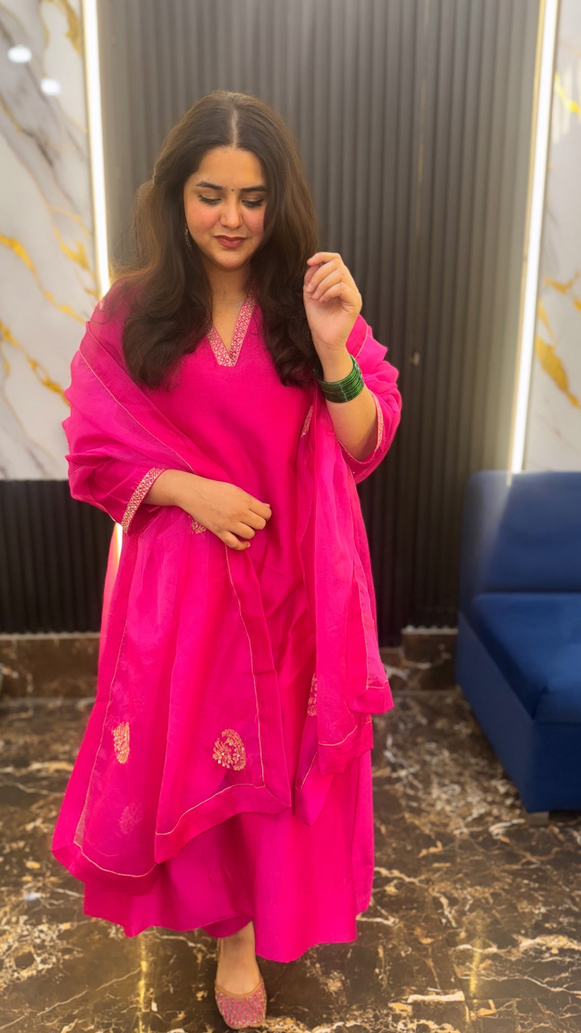 Shagna Rani pink kurta set