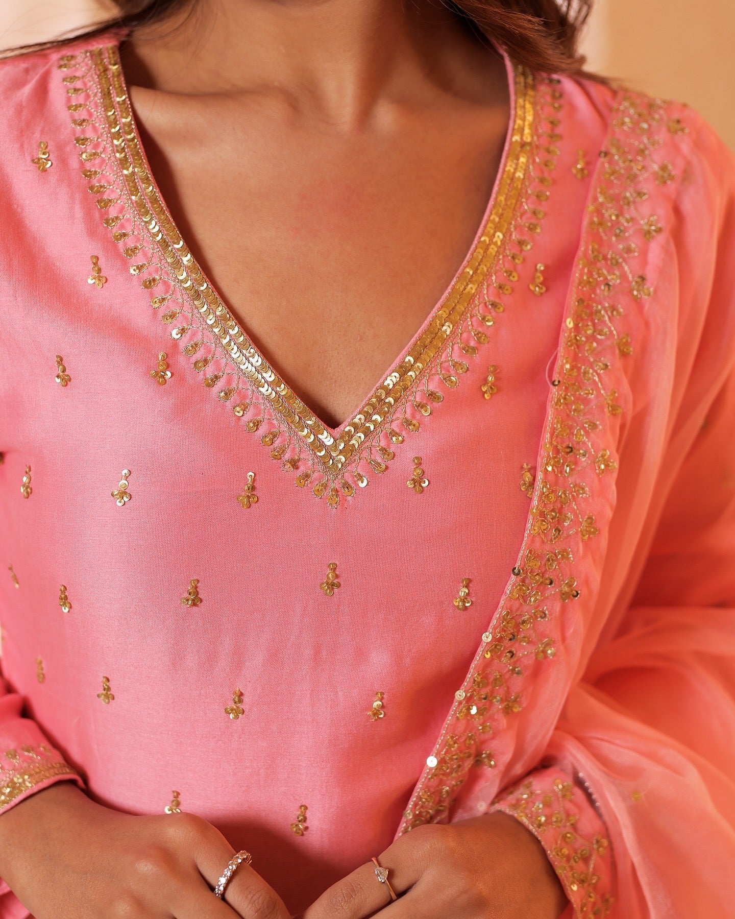 Shagna light pink sharara