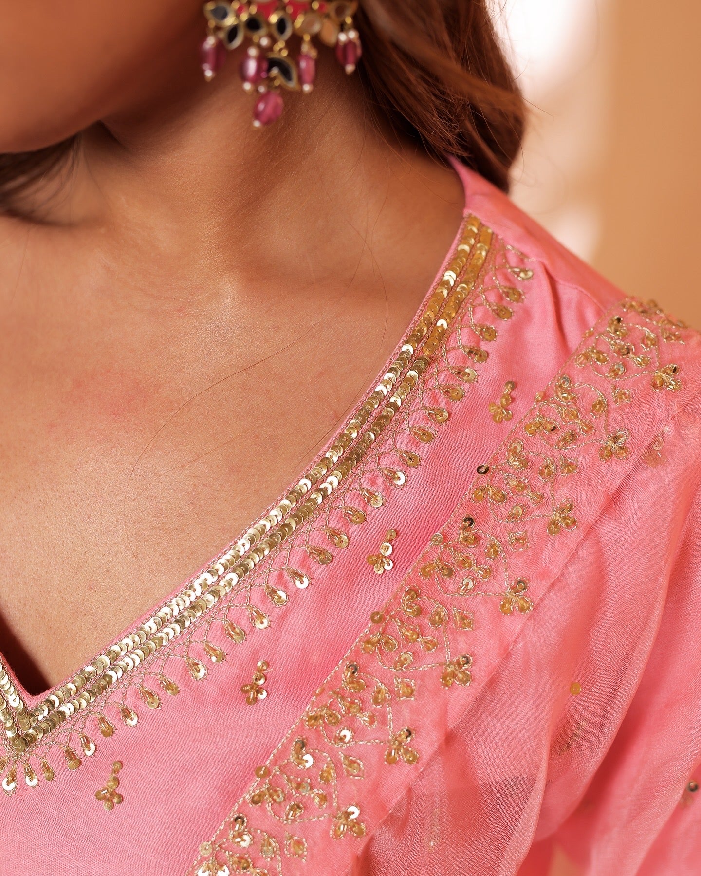 Shagna light pink sharara