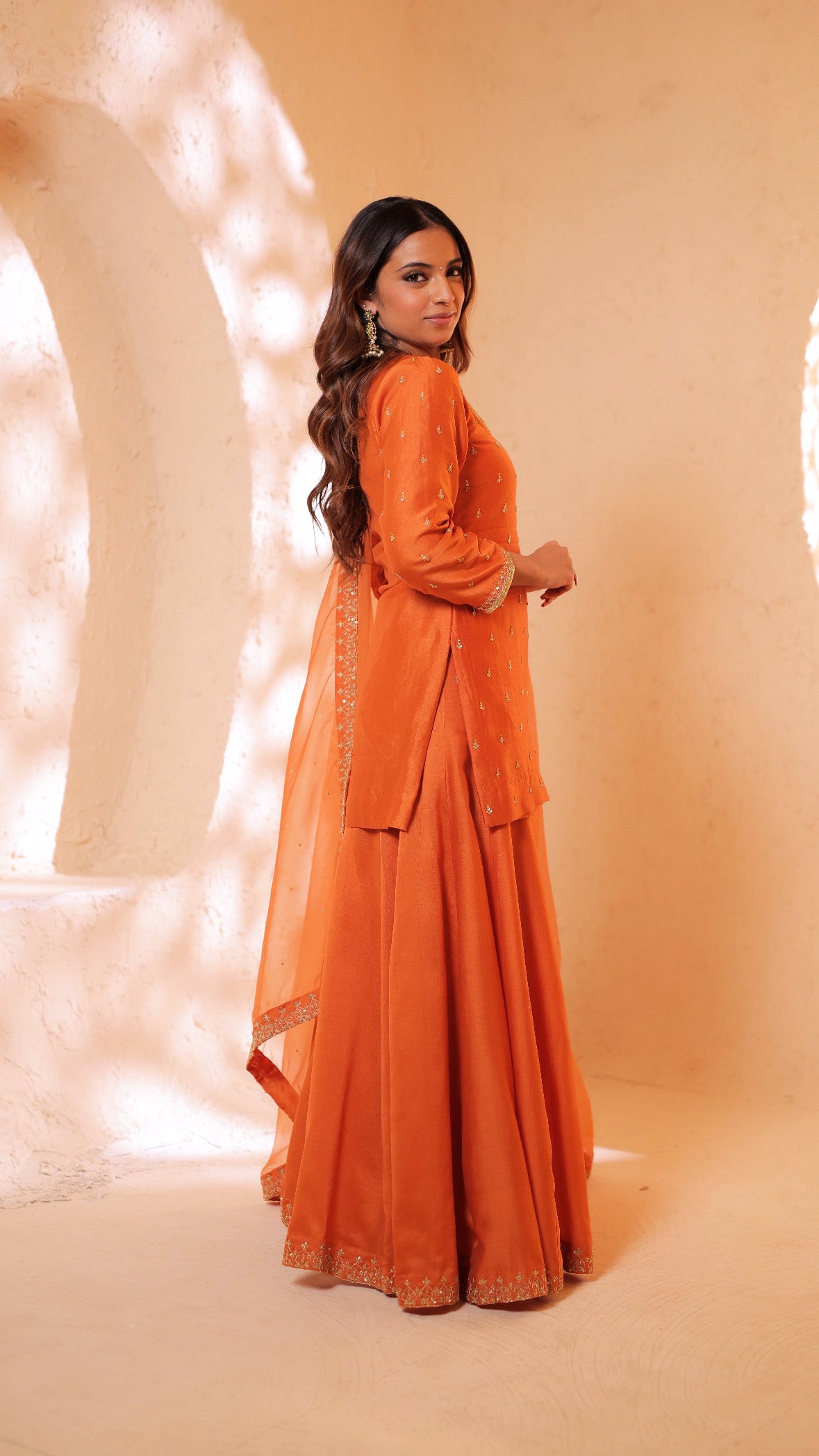 Shagna rust sharara set