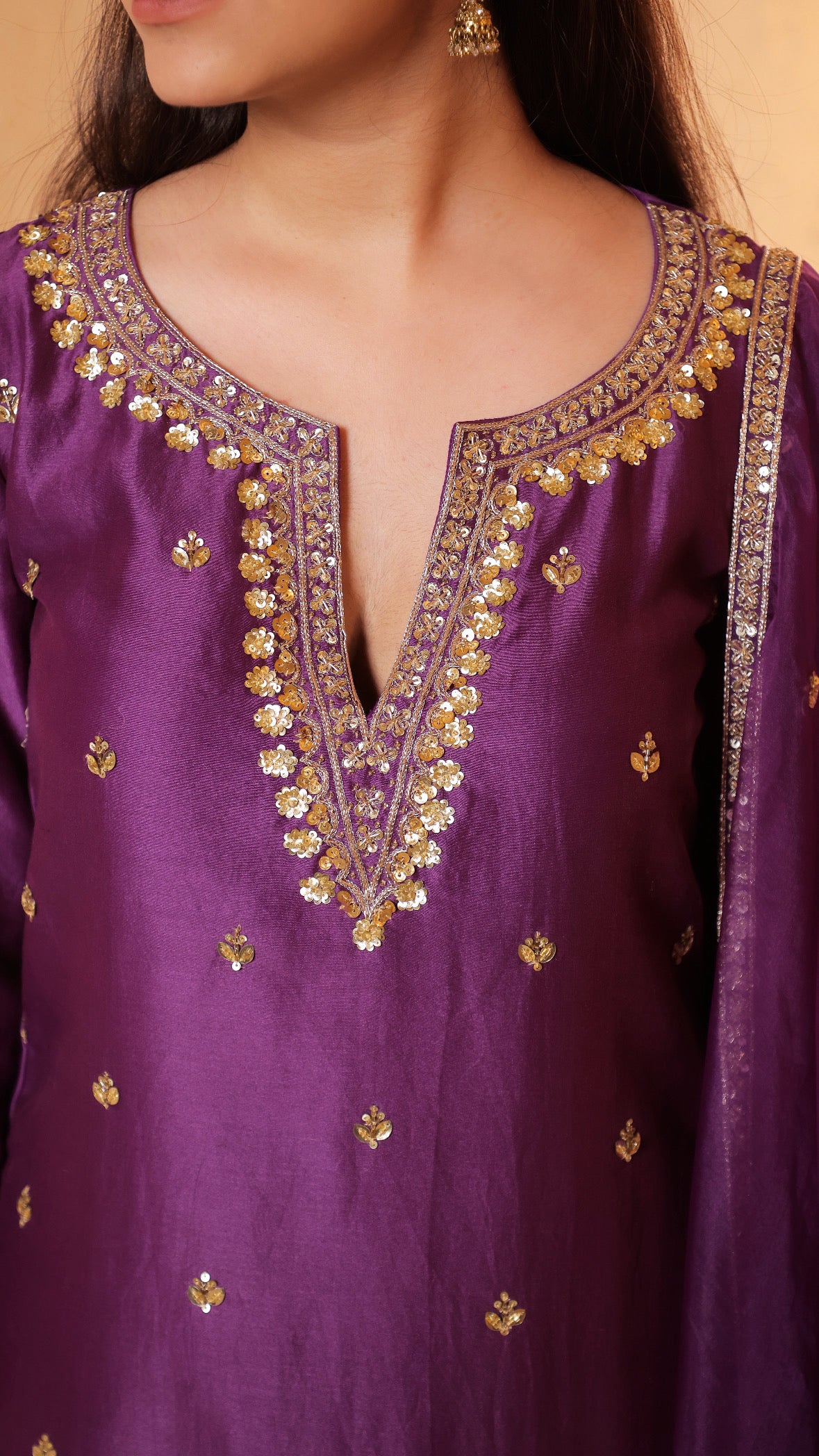 Shagna purple suit set