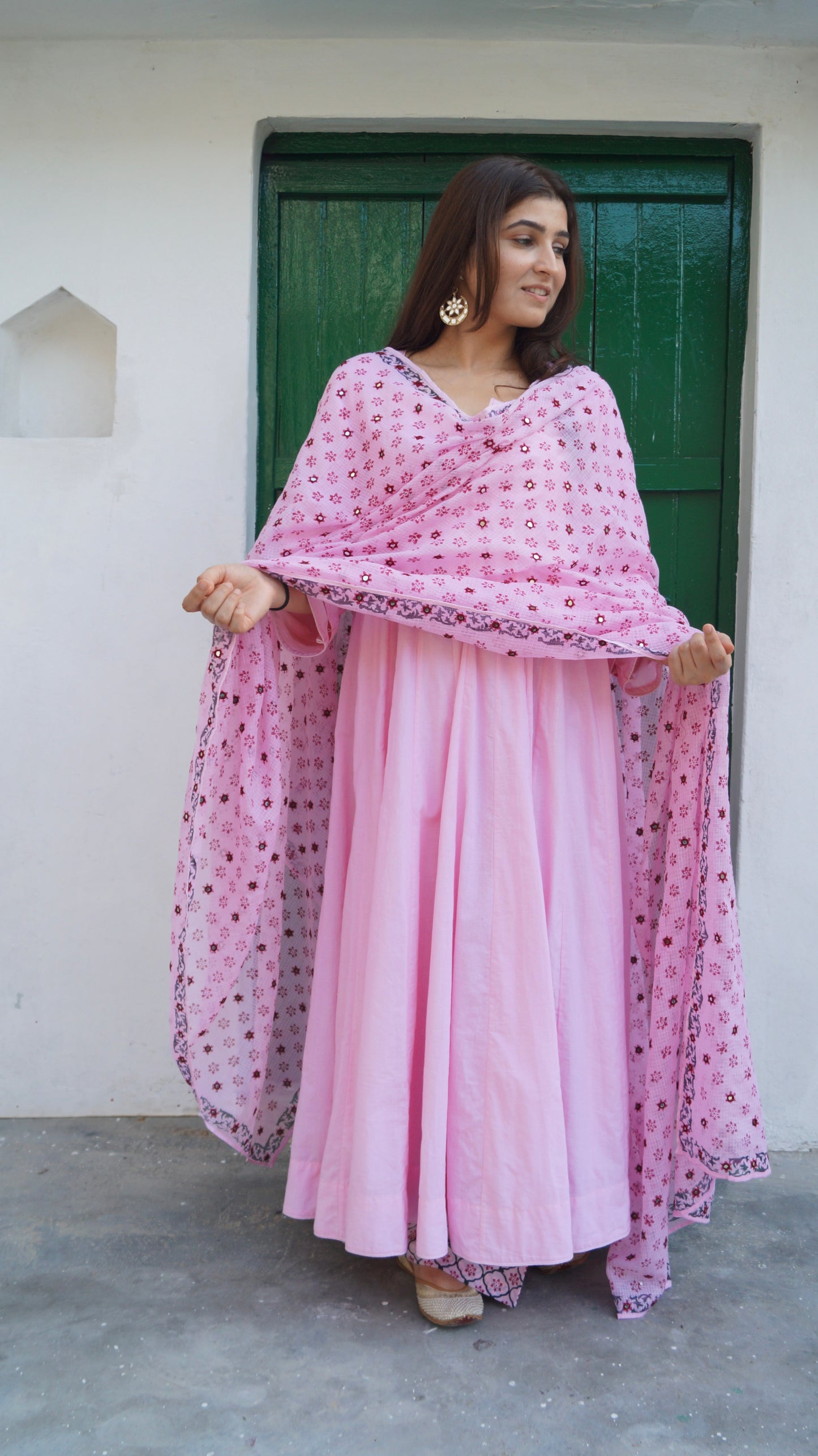 Pink Noor Anarkali