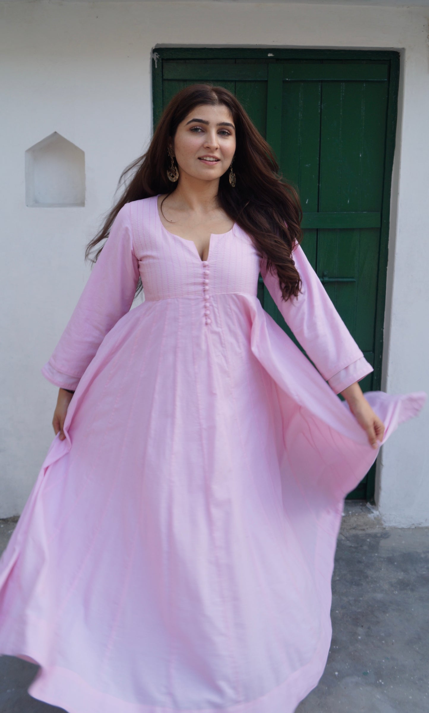 Pink Noor Anarkali