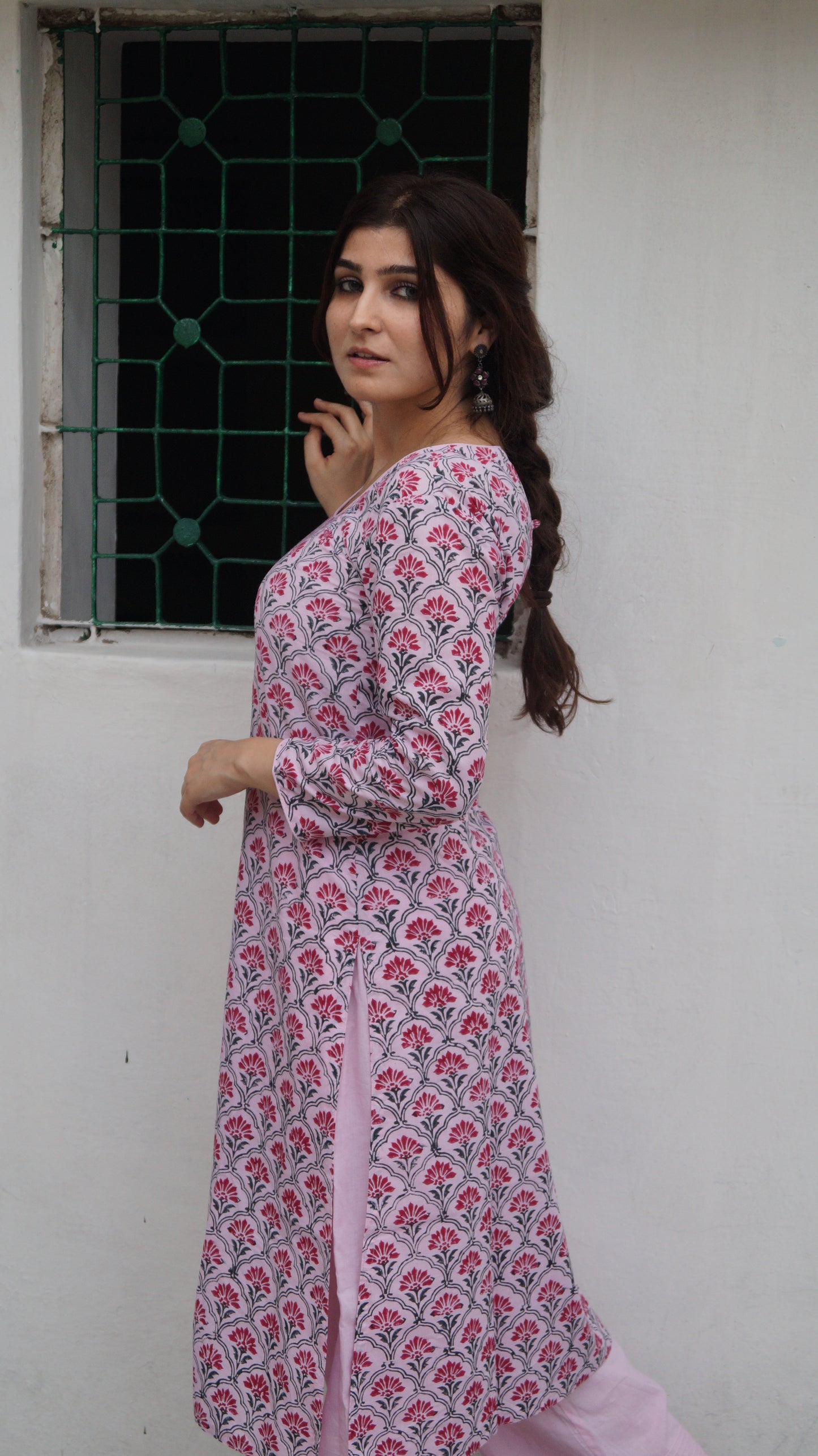 Pink Noor Kurta Set