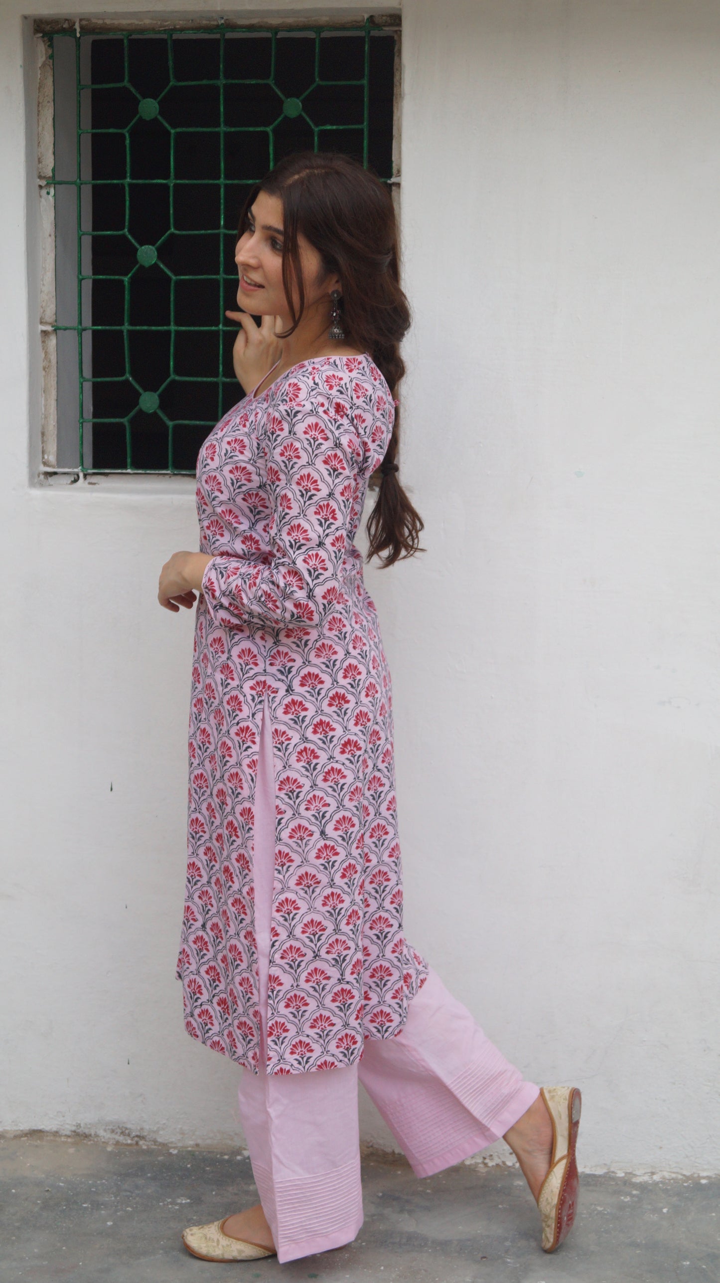Pink Noor Kurta Set