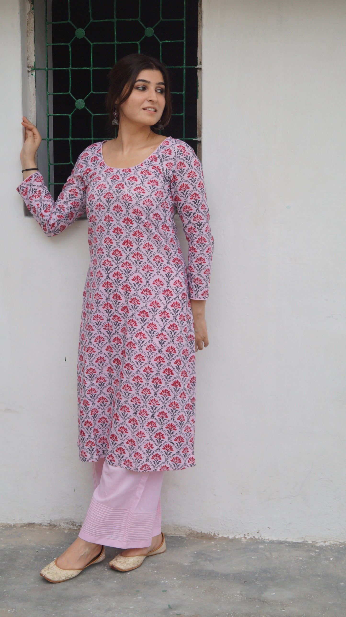 Pink Noor Kurta Set