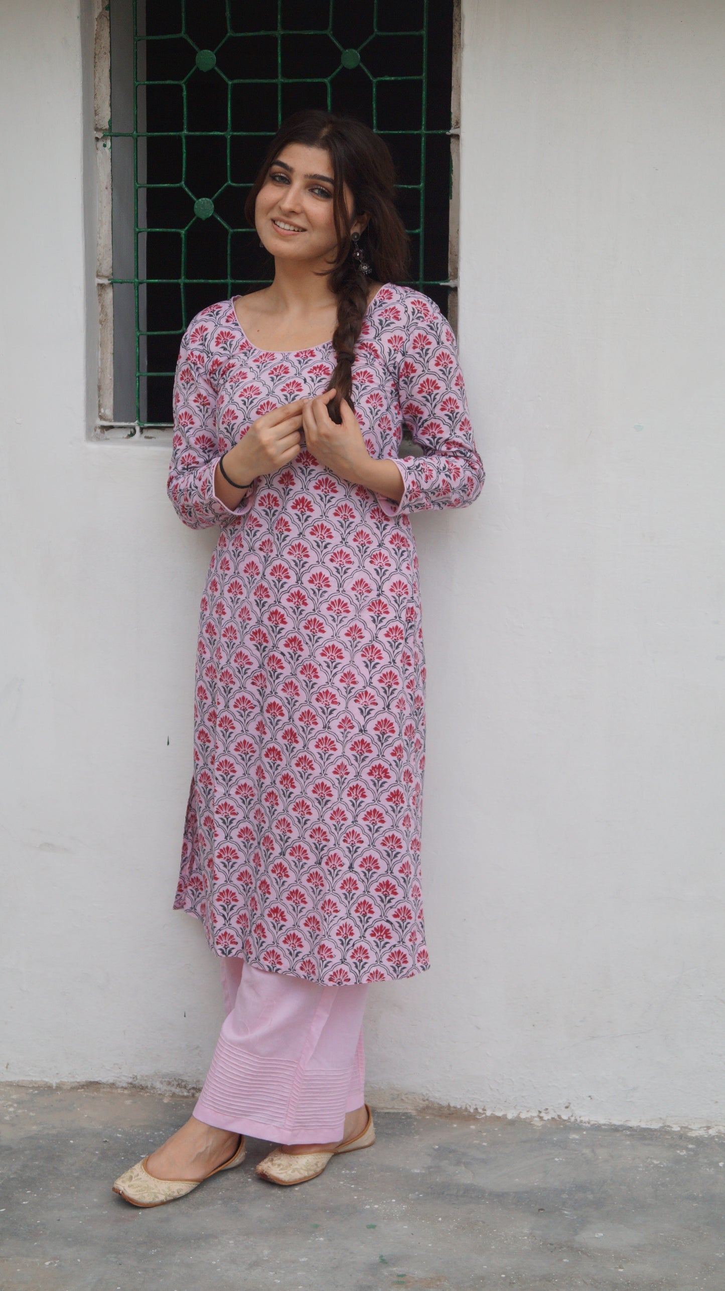 Pink Noor Kurta Set
