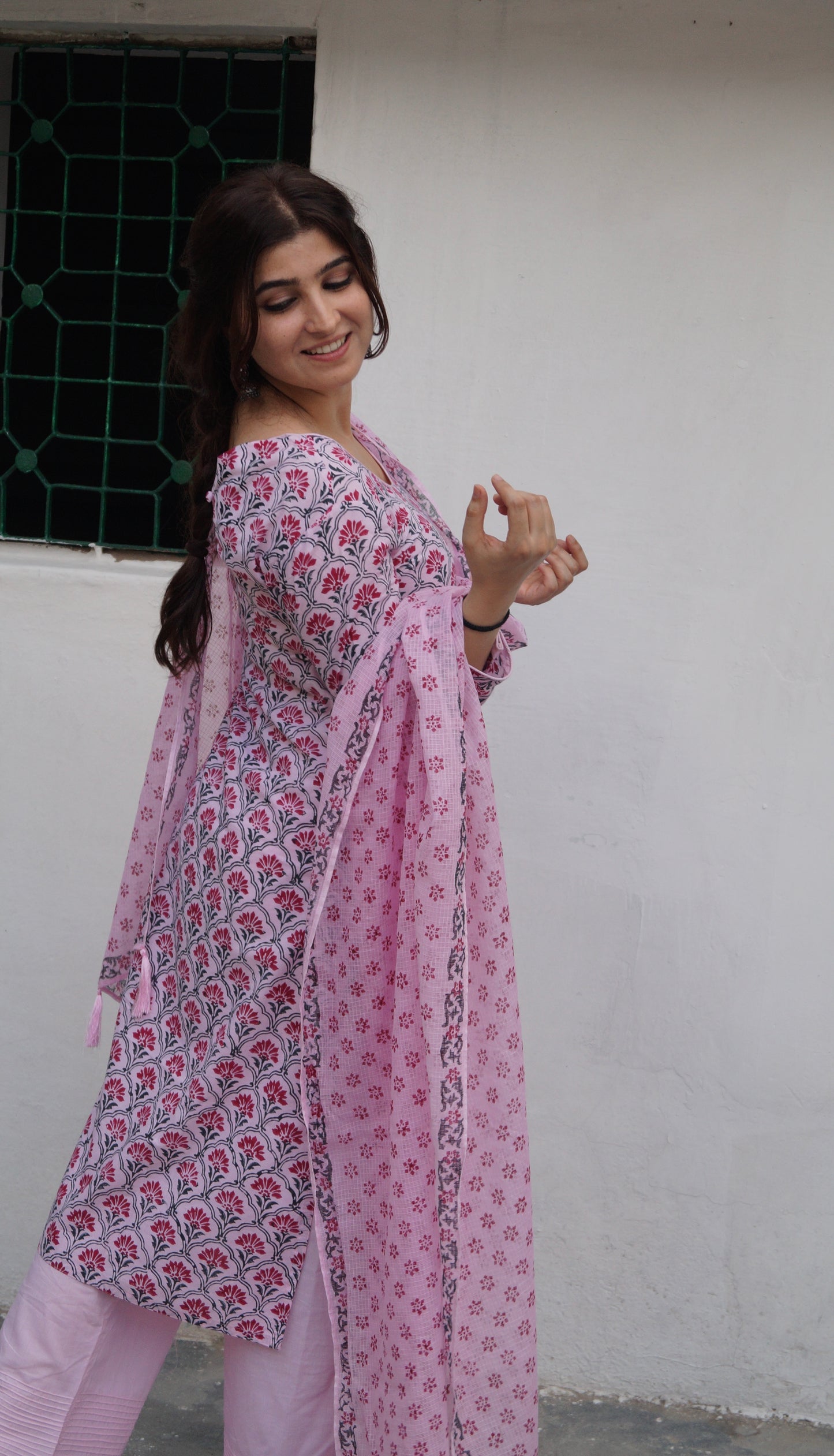 Pink Noor Kurta Set