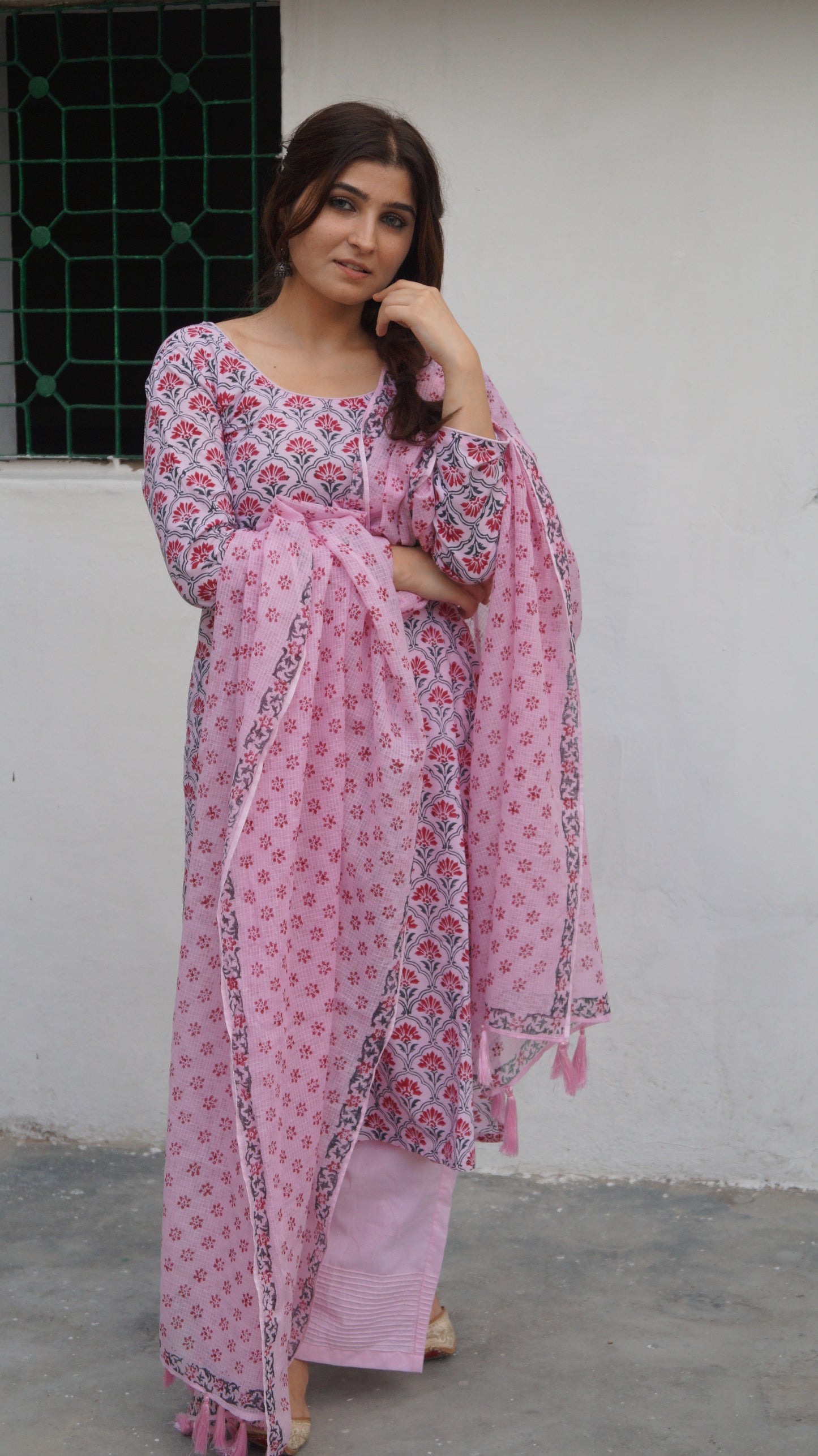 Pink Noor Kurta Set