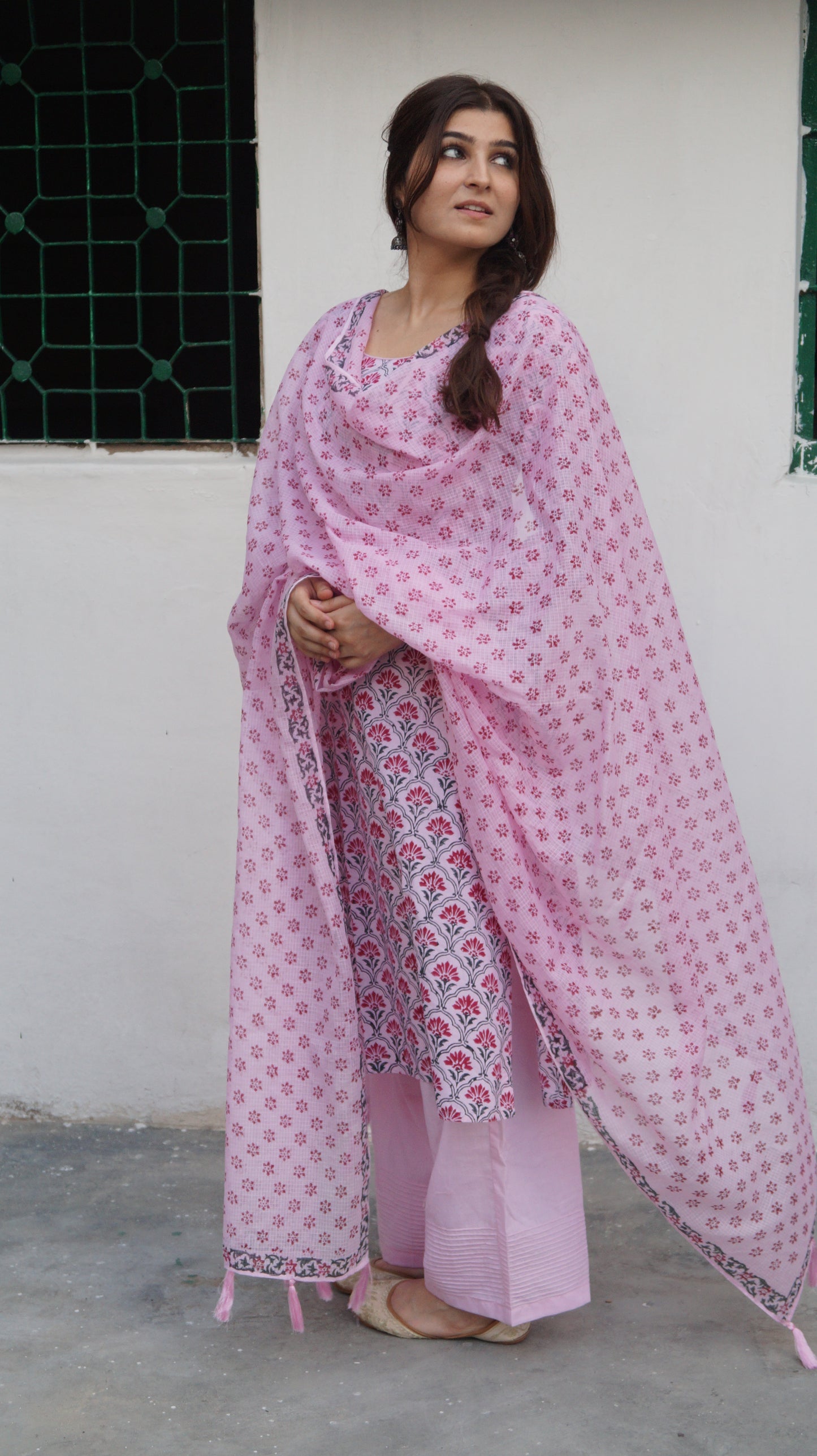 Pink Noor Kurta Set
