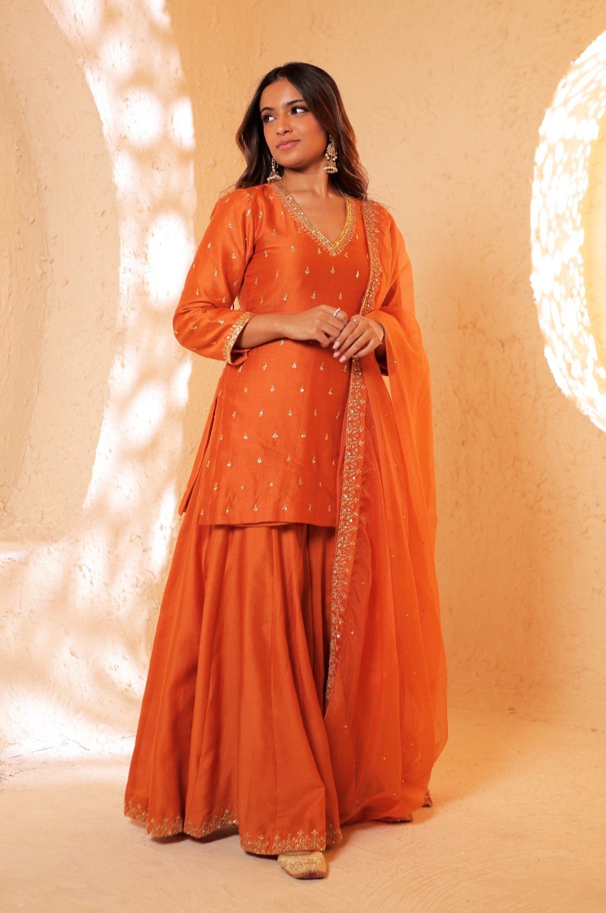 Shagna rust sharara set