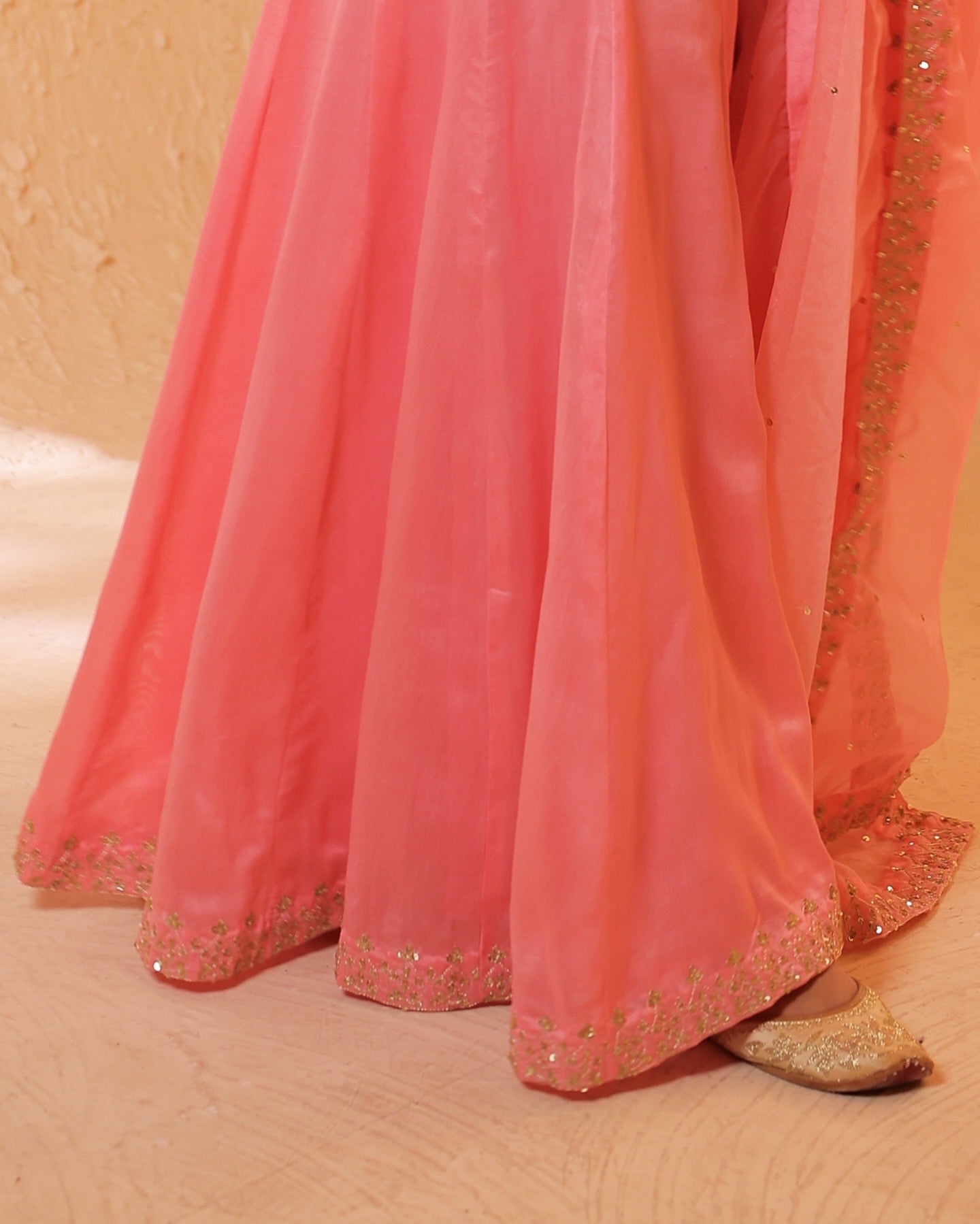 Shagna light pink sharara