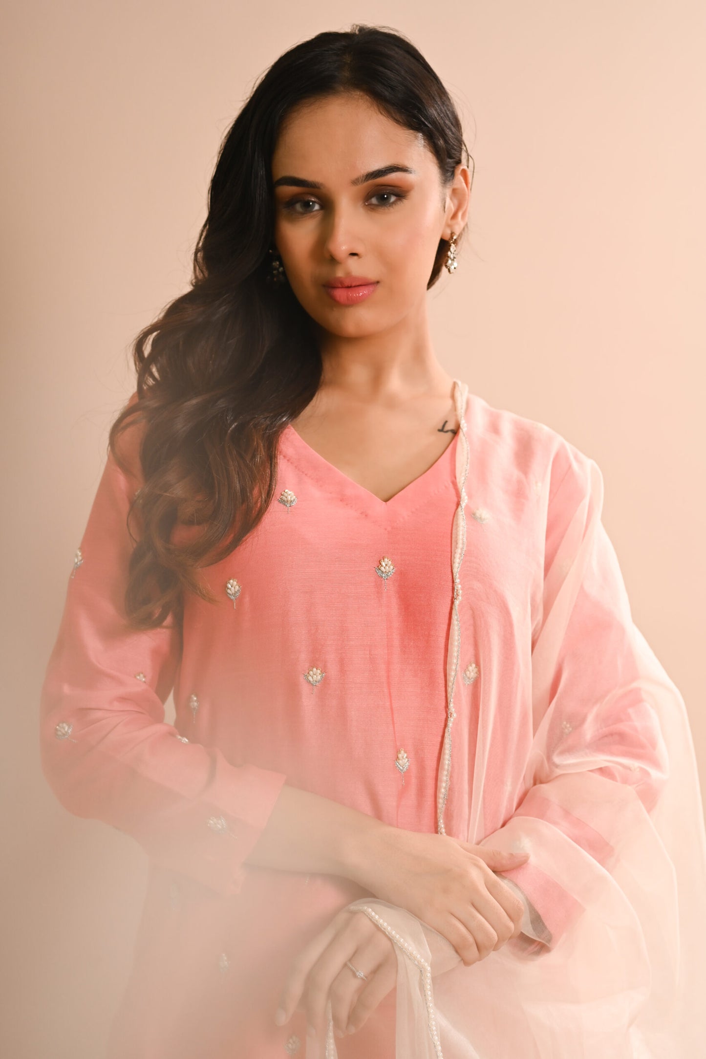 Khwab Coral Kurta Set