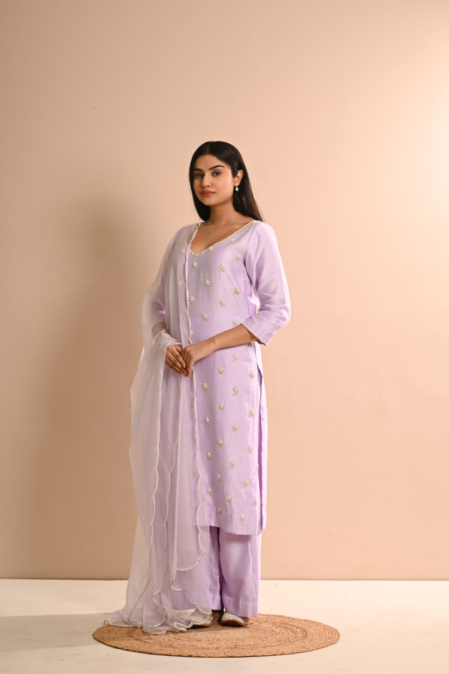 Khwab Lavender Kurta Set