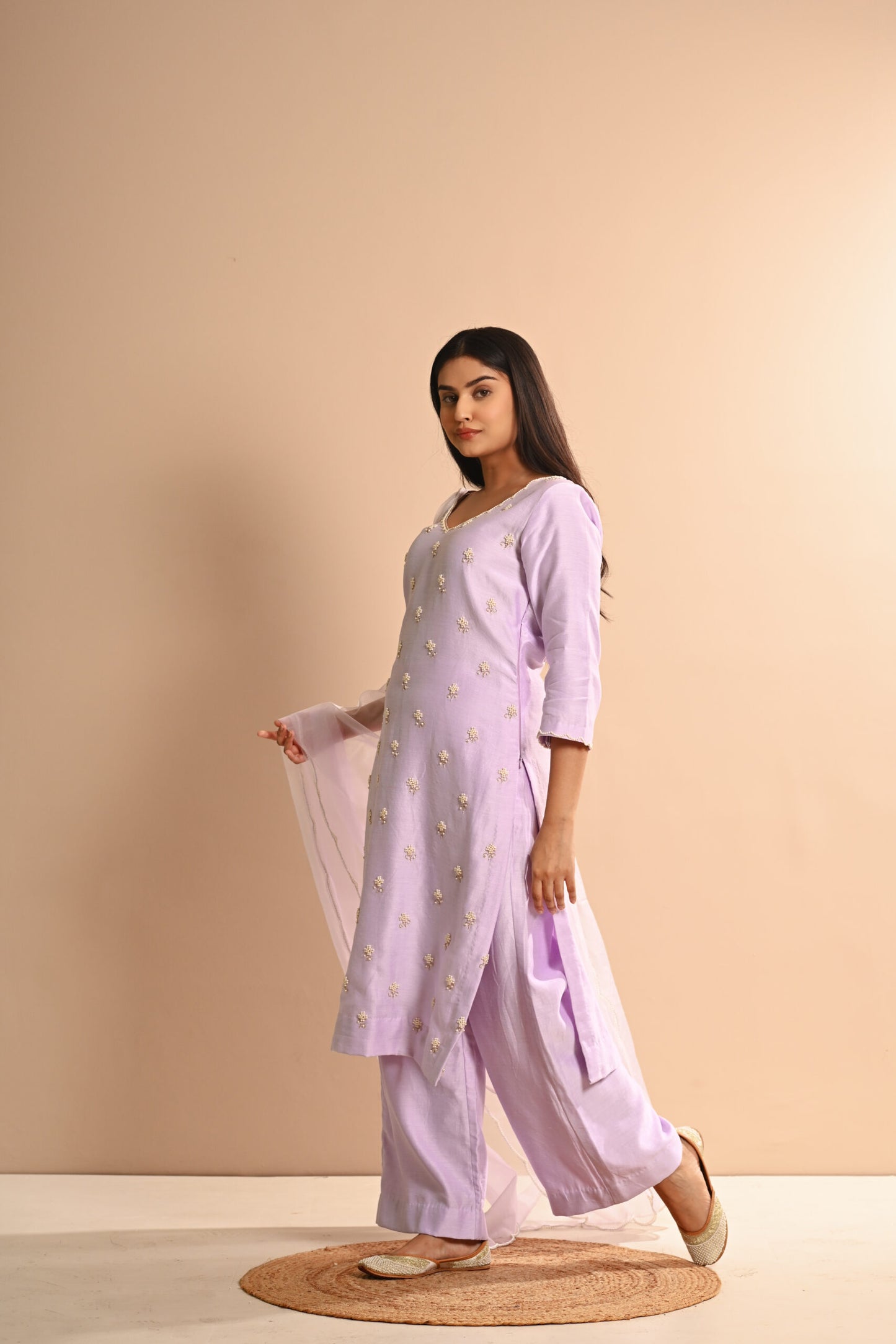 Khwab Lavender Kurta Set