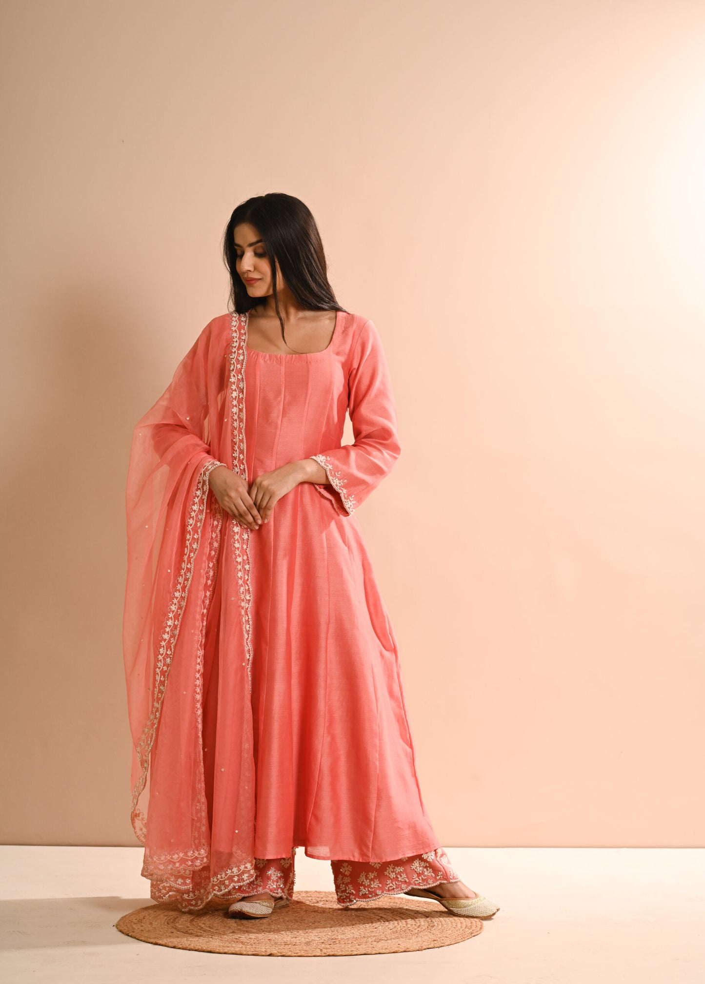 Khwab Coral Anarkali