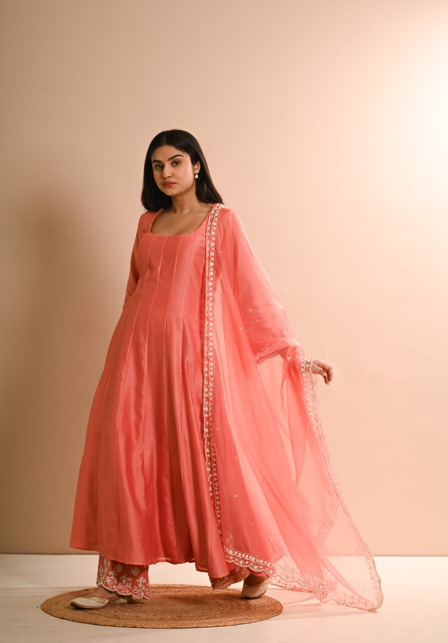 Khwab Coral Anarkali
