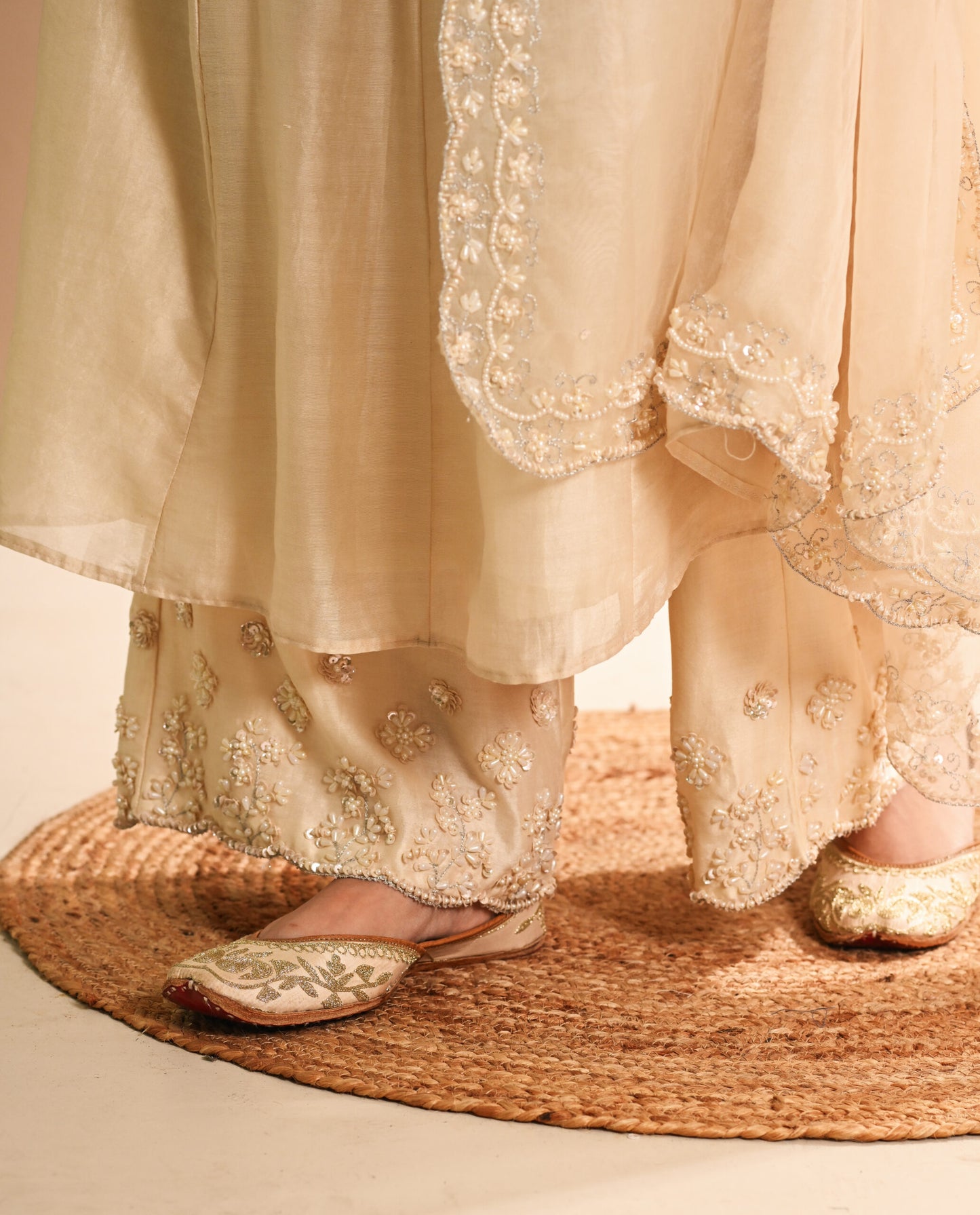 Khwab Ecru Anarkali