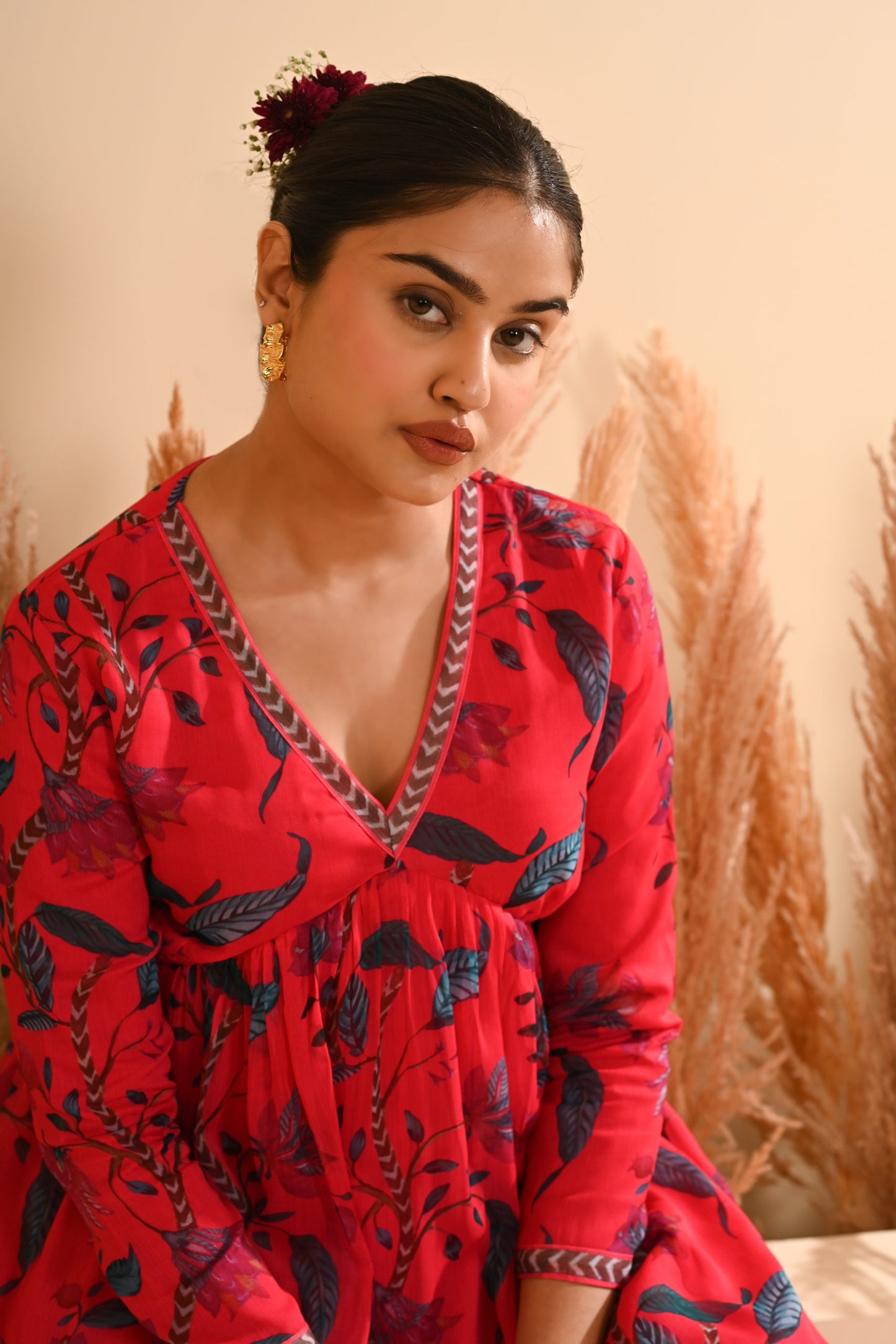 Rangrez Red Sharara Set