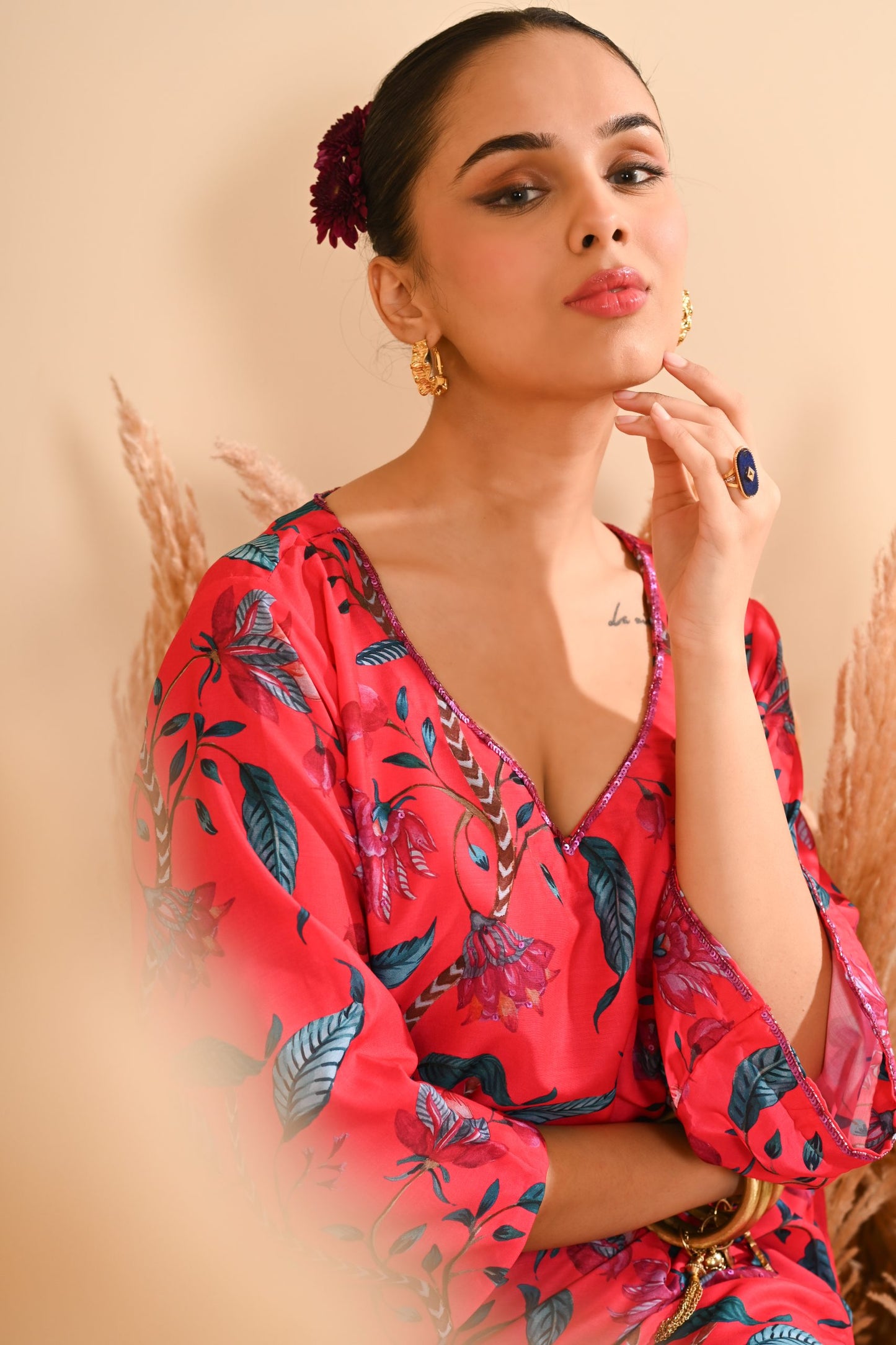 Rangrez Red Co-ord Set