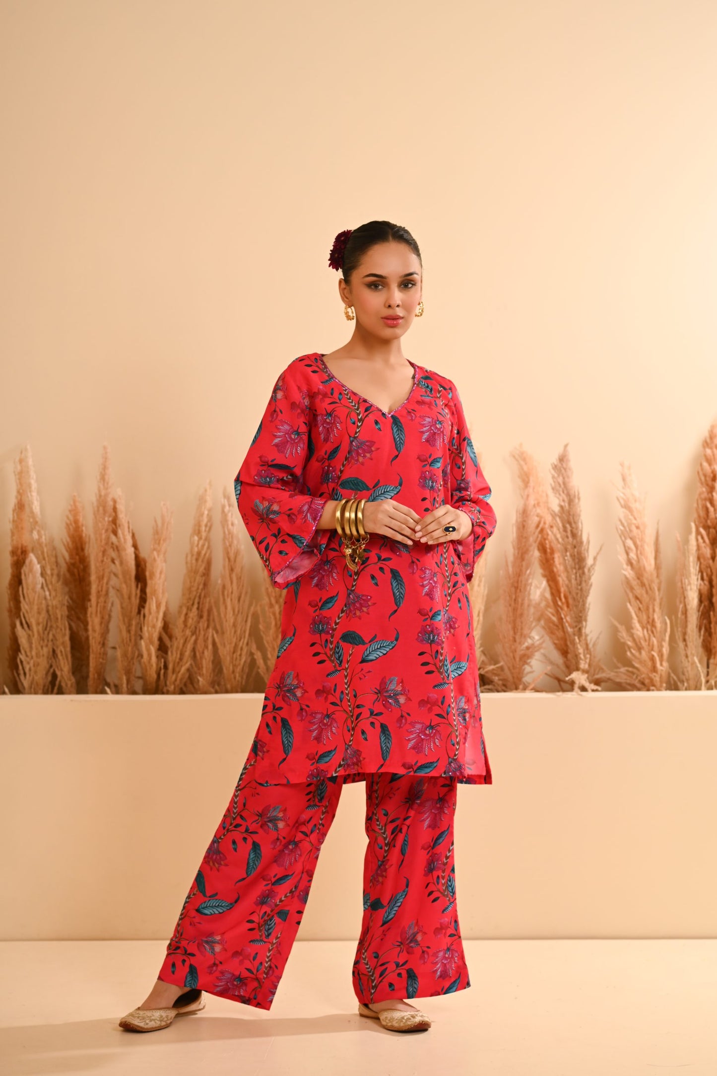Rangrez Red Co-ord Set
