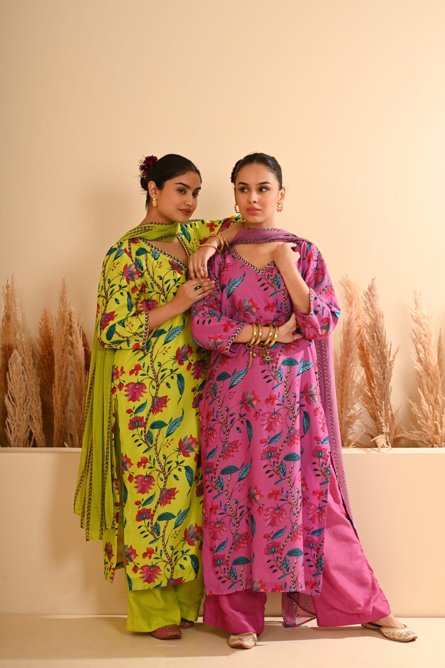 Rangrez Green Kurta Set