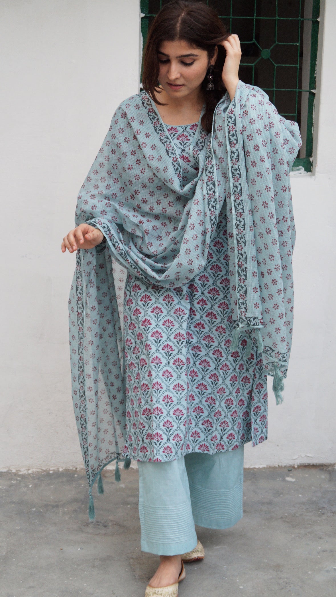 Blue Noor Kurta Set