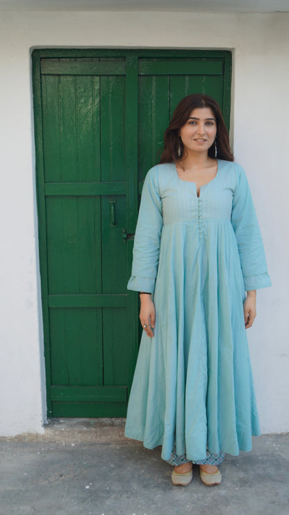 Blue Noor Anarkali