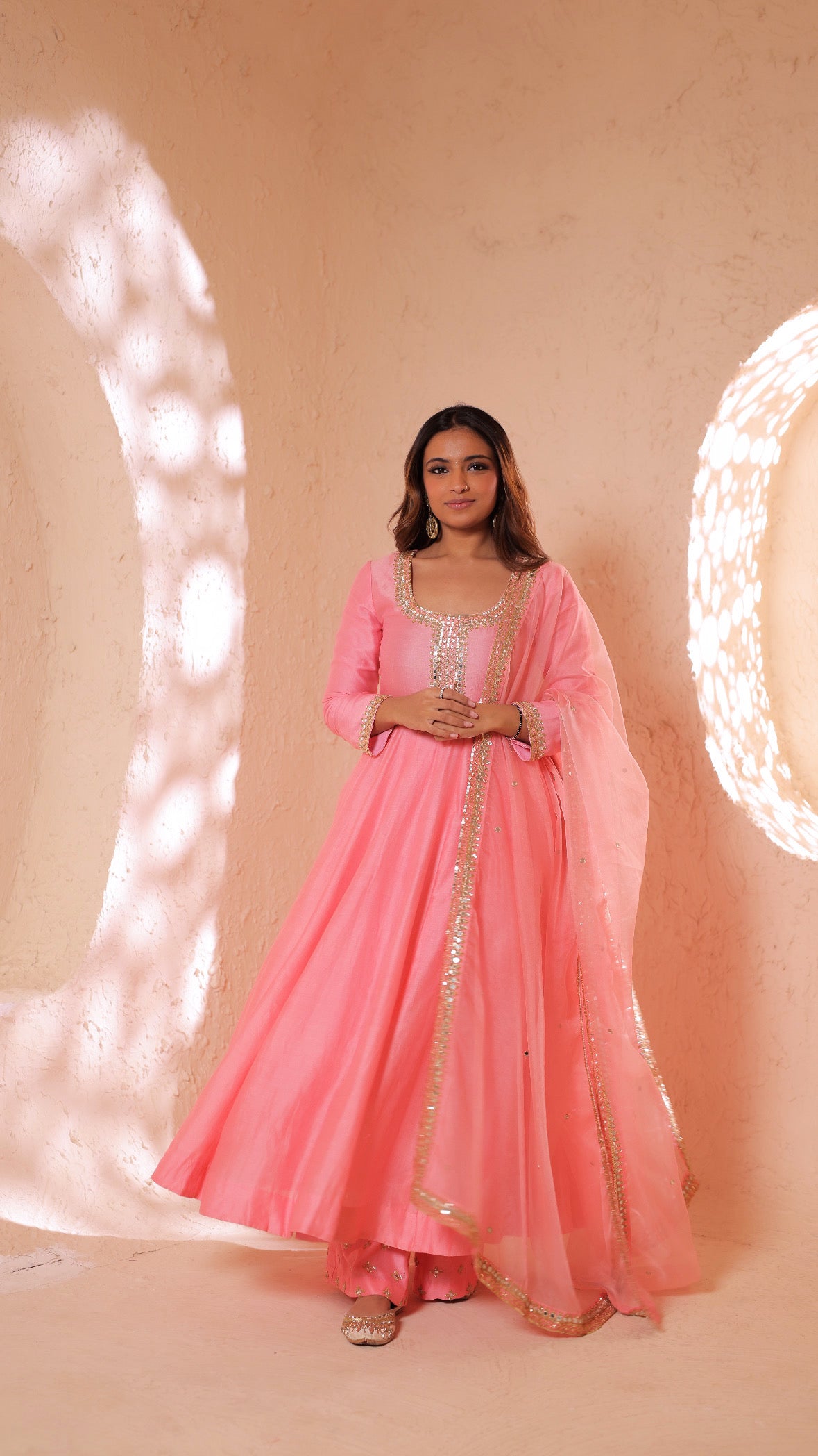 Shagna pink anarkali