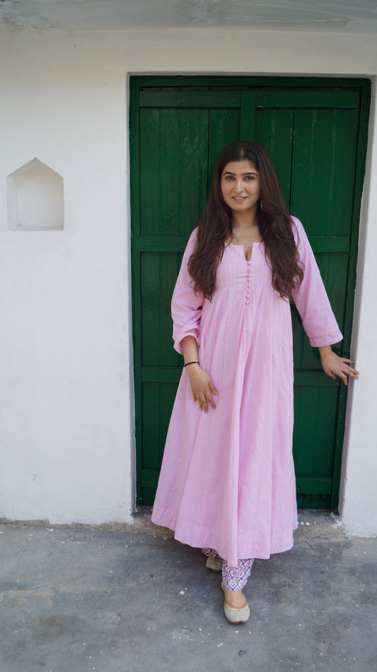 Pink Noor Anarkali