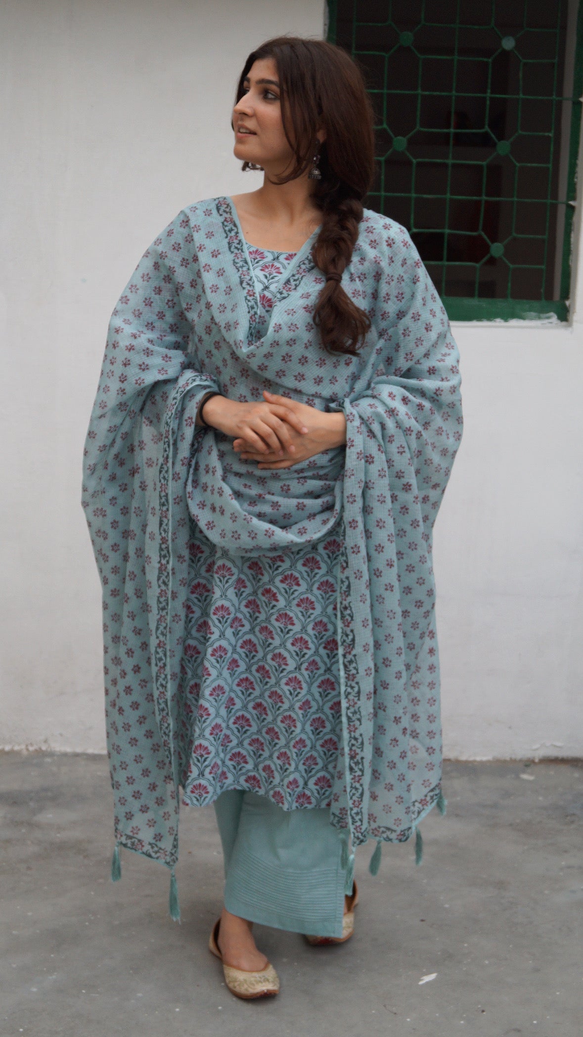 Blue Noor Kurta Set