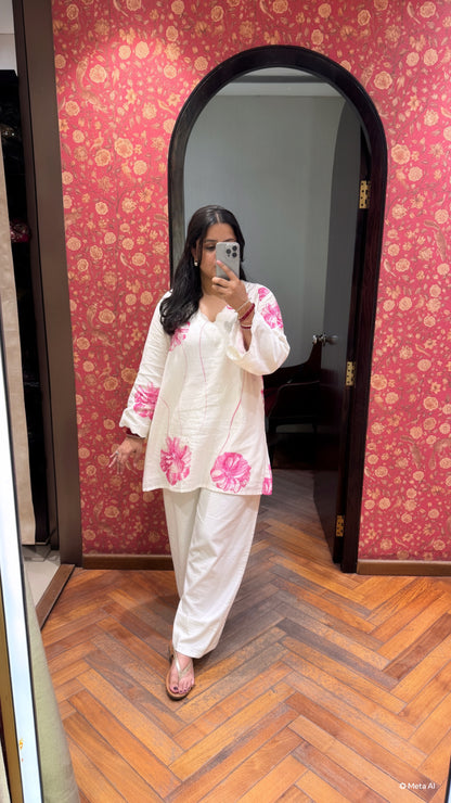 Off white Farshi salwar kurta set