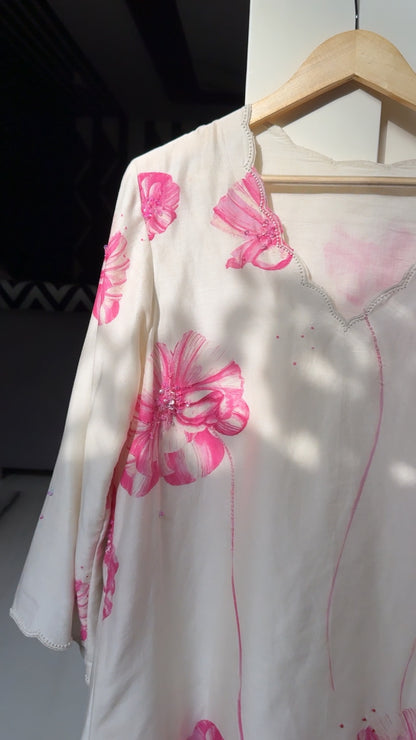 Off white Farshi salwar kurta set