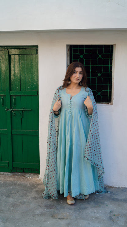 Blue Noor Anarkali