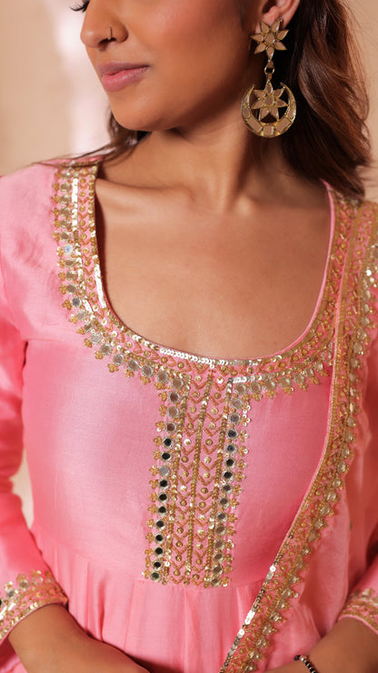 Shagna pink anarkali