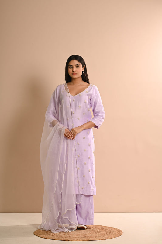 Khwab Lavender Kurta Set