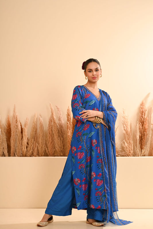 Rangrez Blue Kurta Set